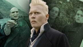 Johnny Depp nei panni di Grindelwald