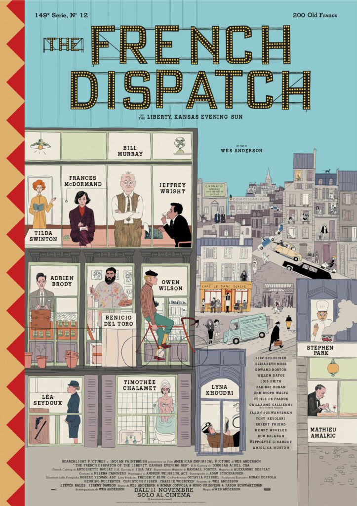 French Dispatch locandina