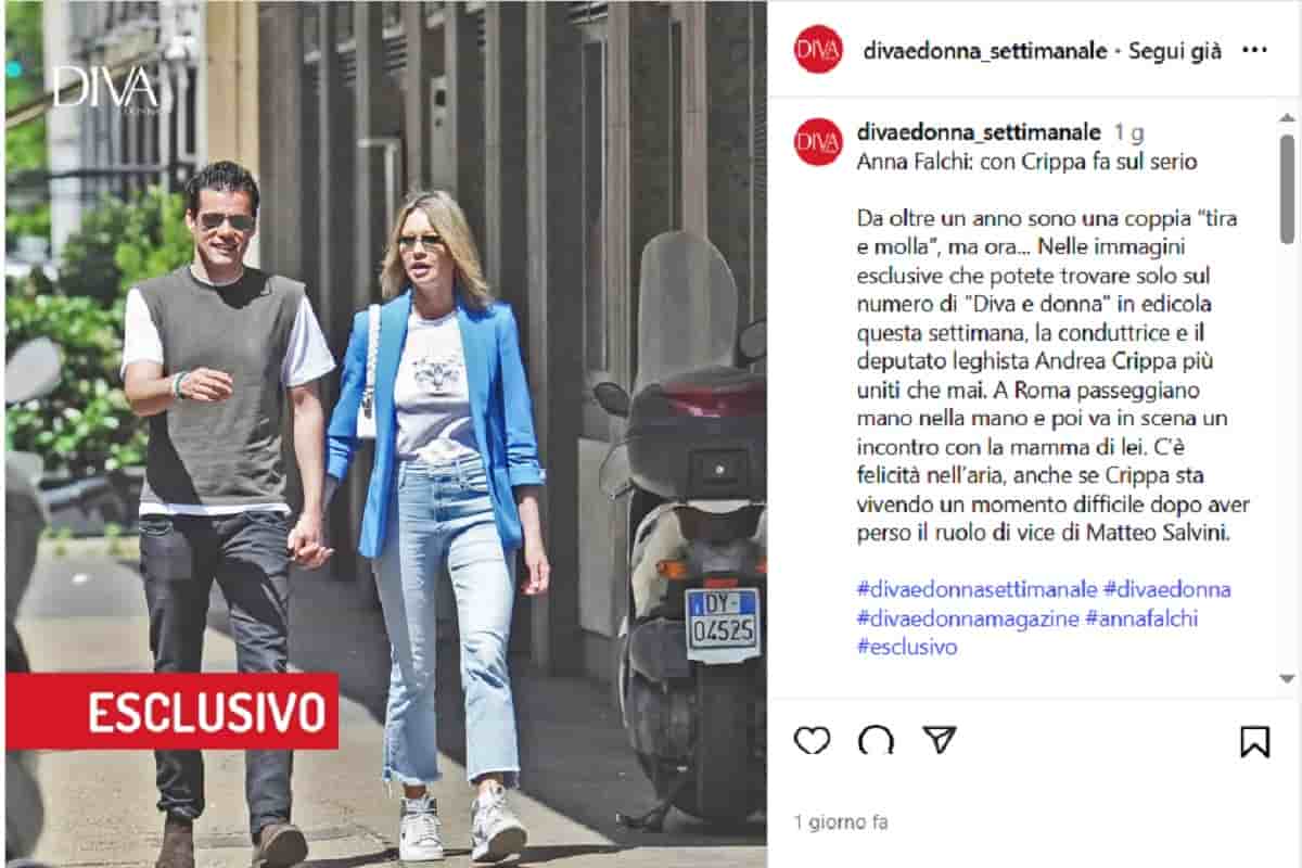 anna falchi chi è il fidanzato politico