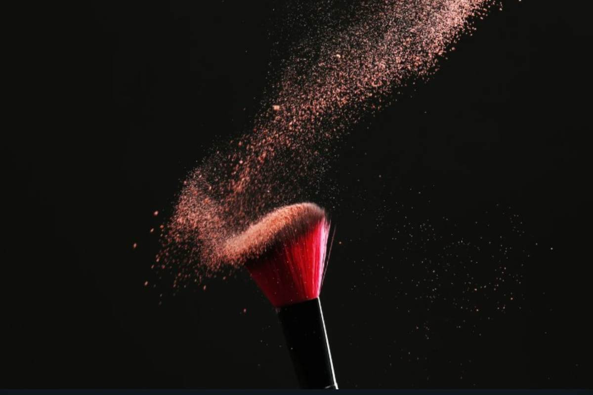 Pennello trucco, batteri