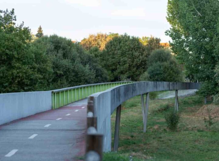 Percorso ciclopedonale in Lombardia