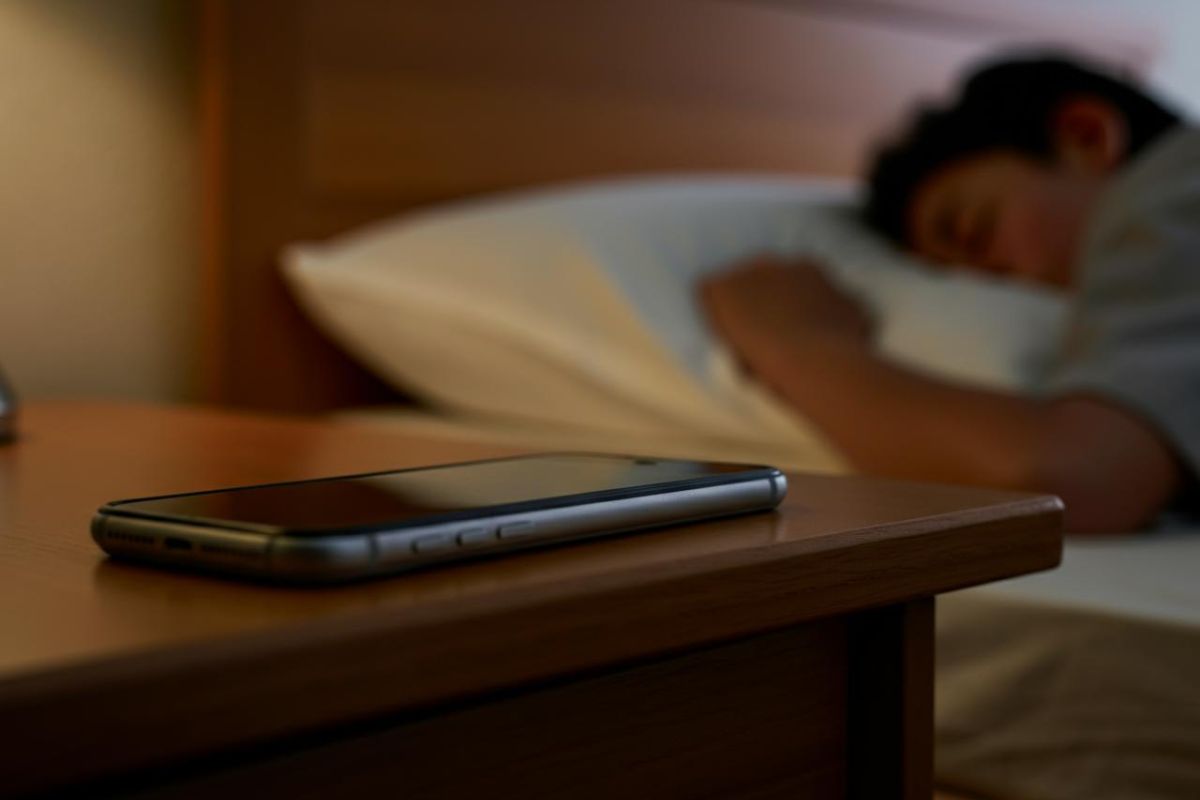 Dormire con lo smartphone sul comodino, salute