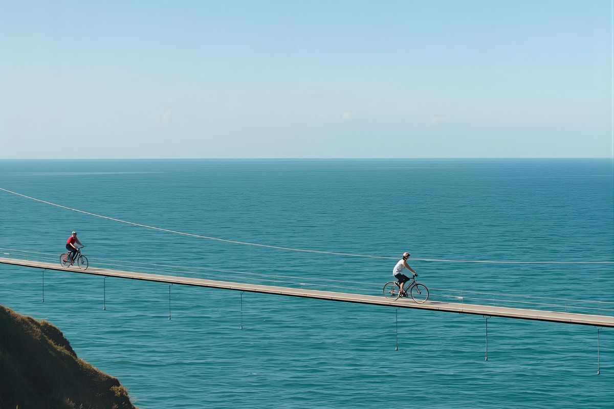 Si chiama l’argine degli angeli ed è la pista ciclabile più bella di Italia