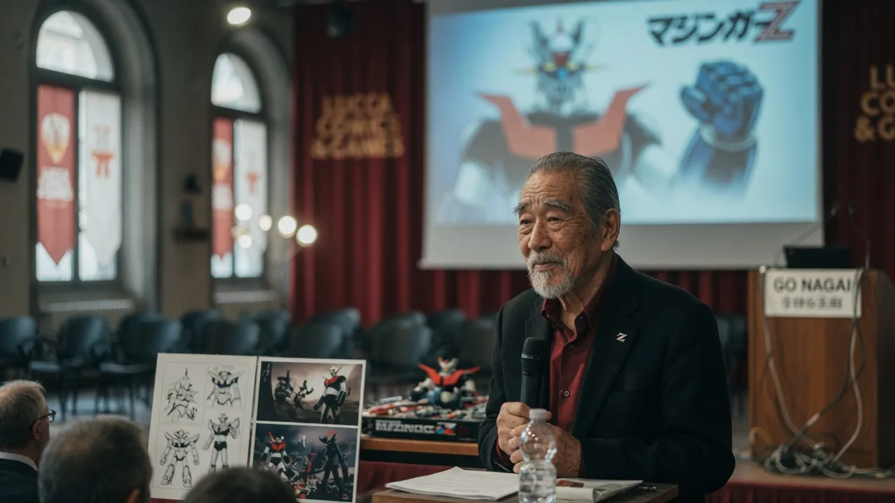 Go Nagai a Lucca Comics: robot, guerra reale e IA negli incubi mecha diventati realtà