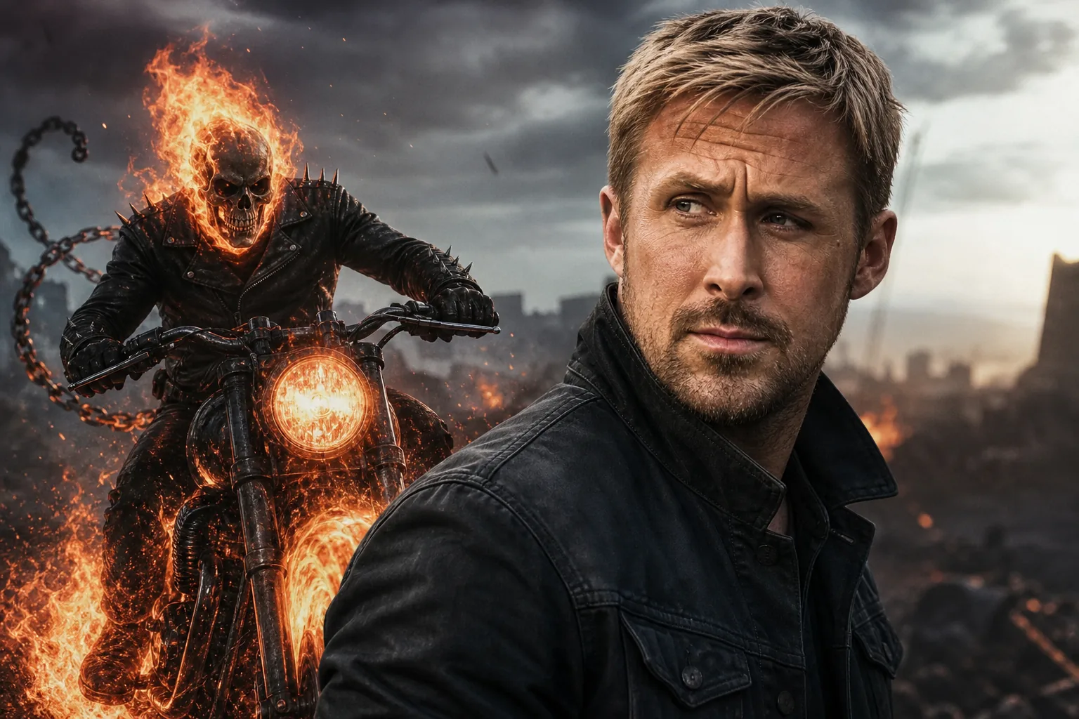 Ryan Gosling è Ghost Rider nel reboot Marvel di Shawn Levy