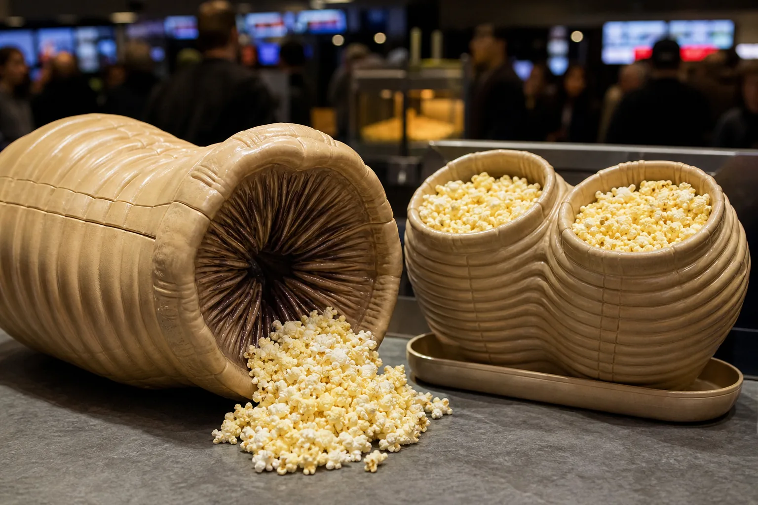 Dune: Part Three, AMC presenta i nuovi cestini da popcorn a forma di verme delle sabbie