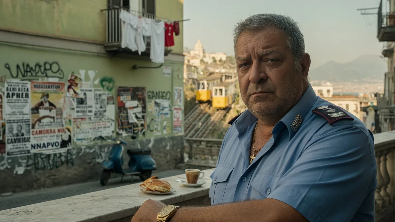 Salvatore Esposito compie 40 anni sul set di Piedone - Uno sbirro a Napoli